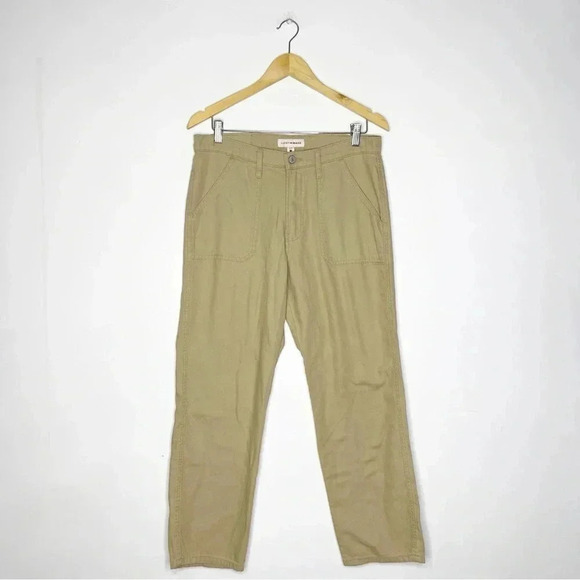 Lucky Brand Khaki 90's Loose High Rise Straight Jeans Size 8 / 29 - Picture 6 of 7